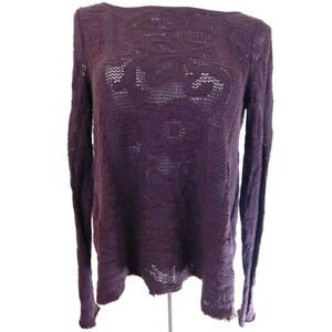 Free People Twist Back Sheer Sweater